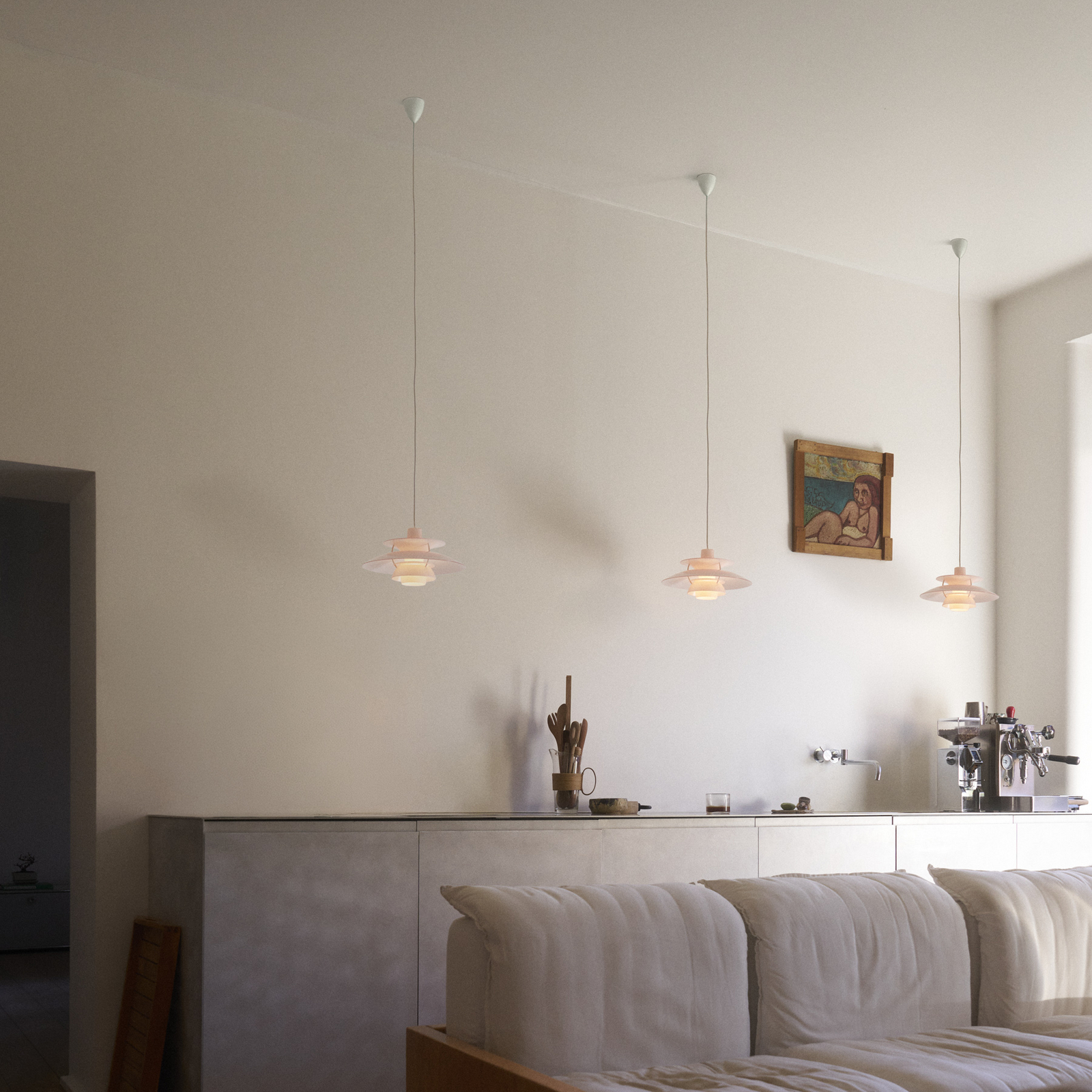 Louis Poulsen hanglamp PH 5 320, opaalwit, E14 Louis Poulsen hanglamp PH 5 320, opaalwit, E14