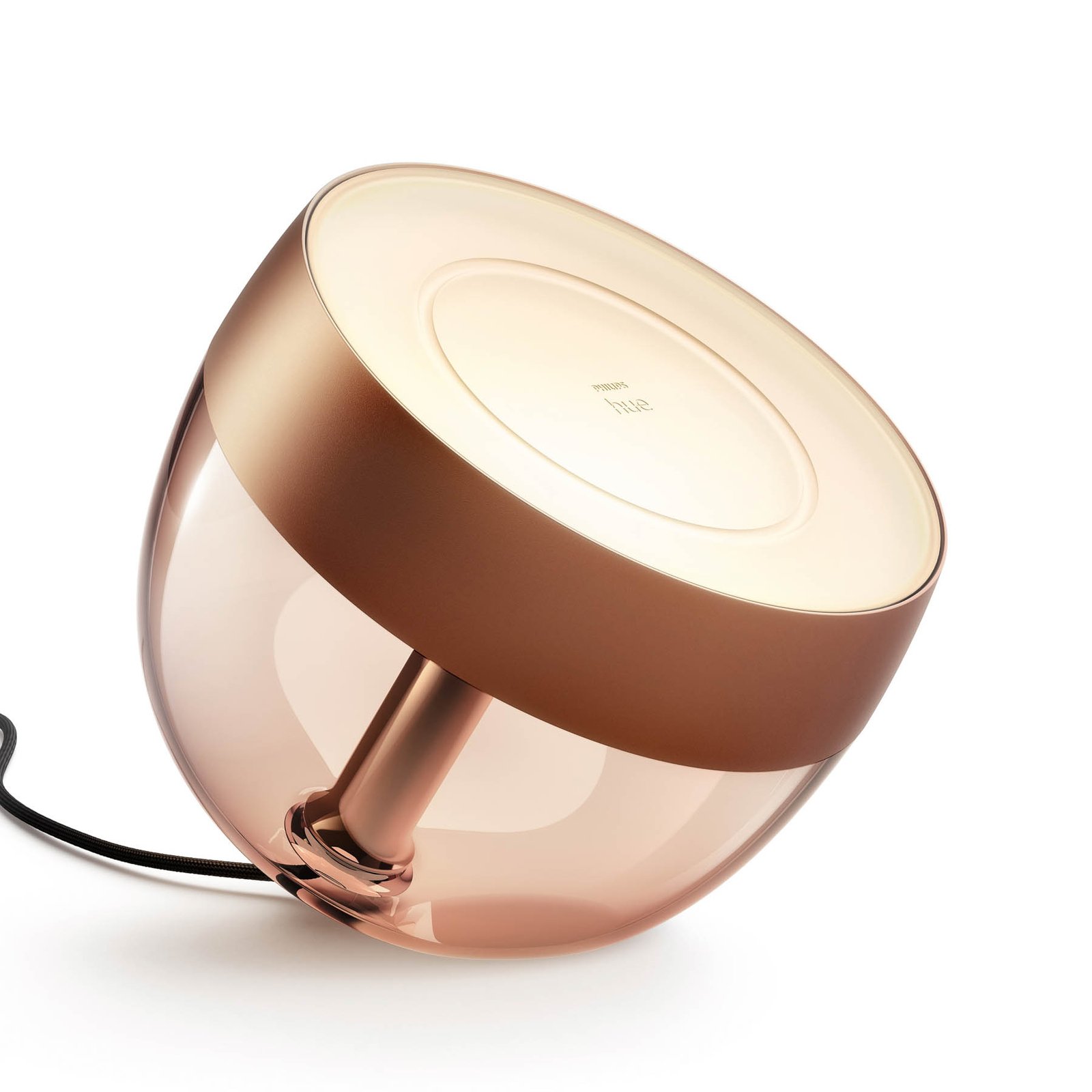 Philips Hue Iris WACA LED table lamp, metallic