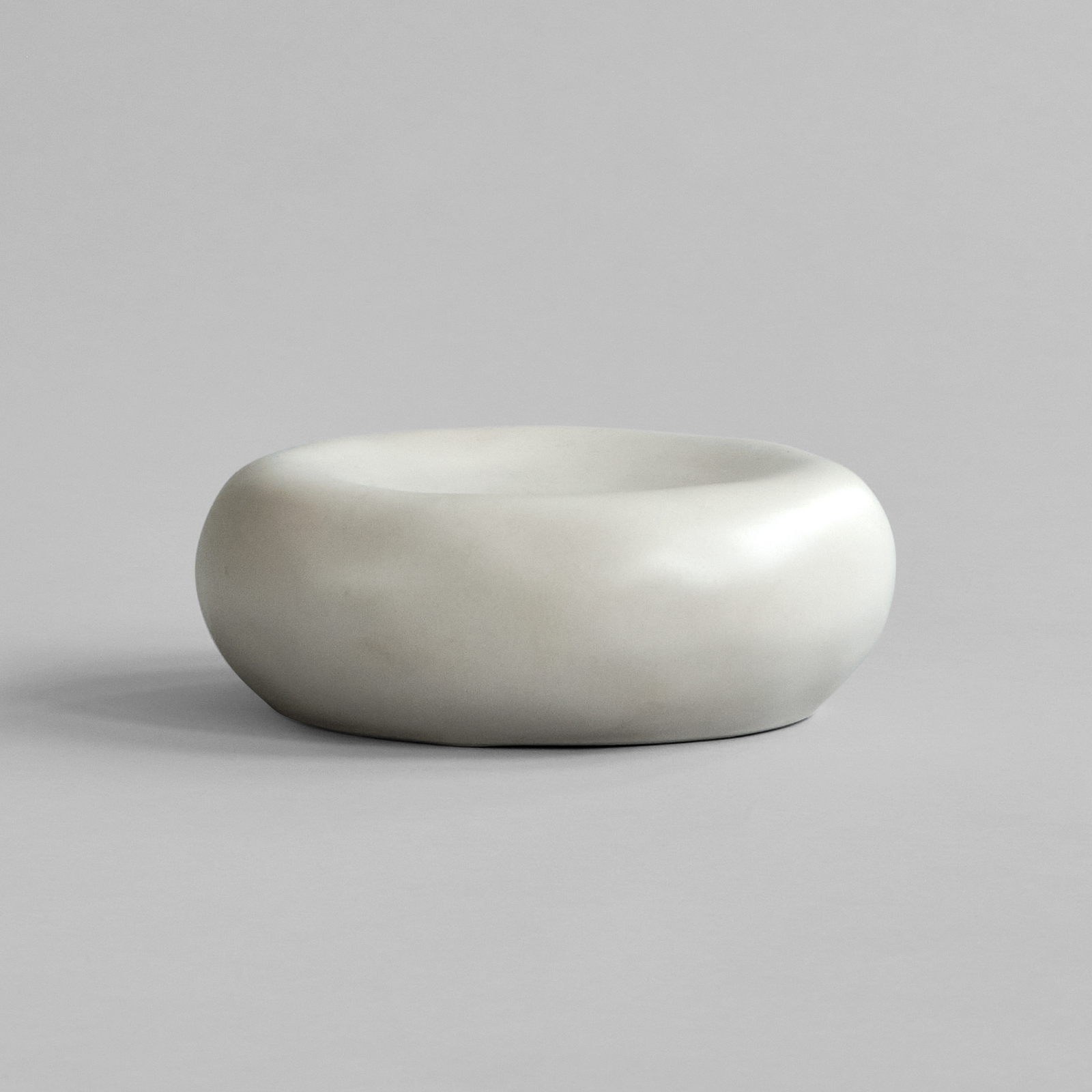 Miska Native, wysokość 7 cm, kamień, biała – 101 Copenhagen