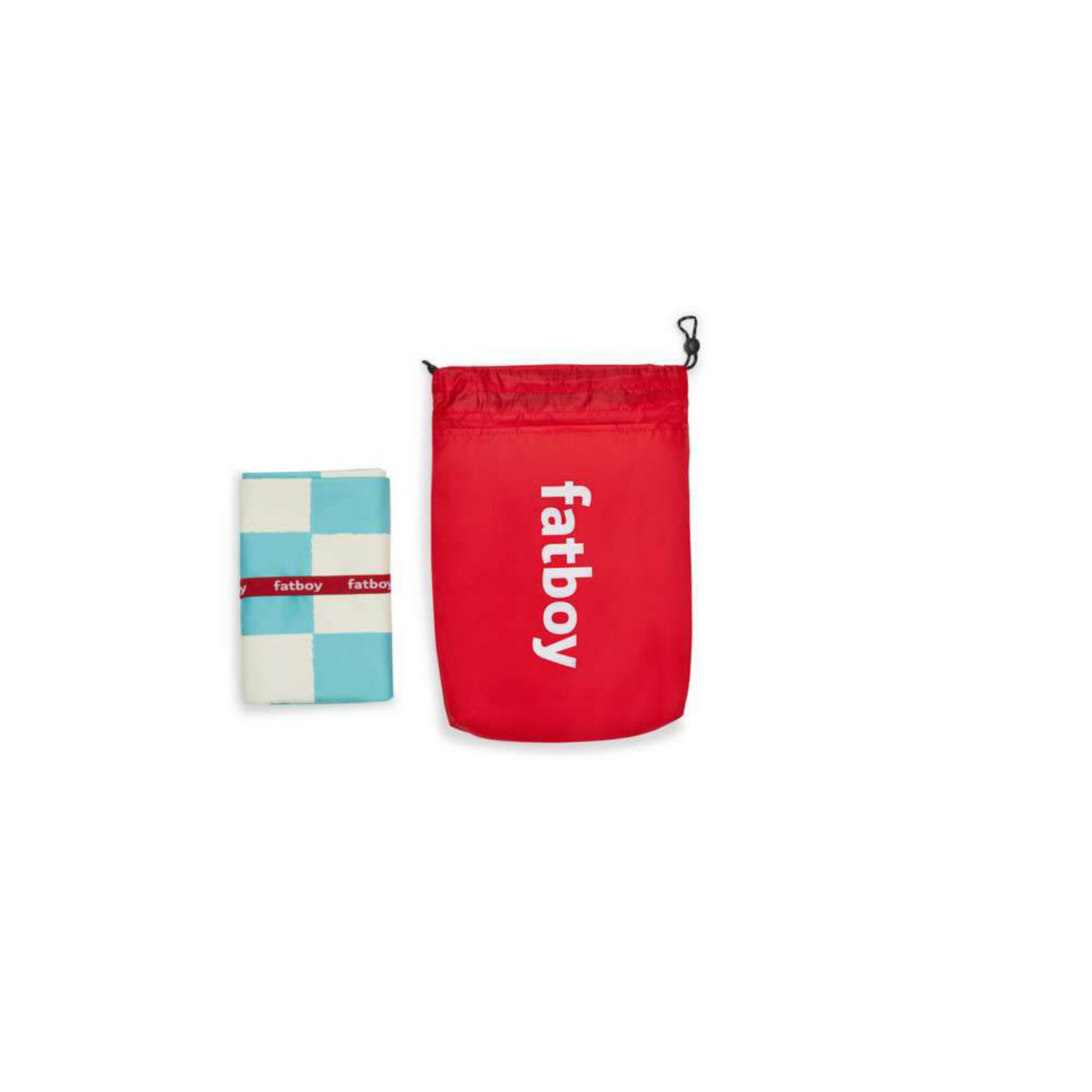 Beach Baggy Prosop de Plajă XL w/Pernă Chess Azur - Fatboy®