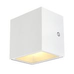 SLV Sitra Cube LED-ulkoseinävalaisin, valkoinen