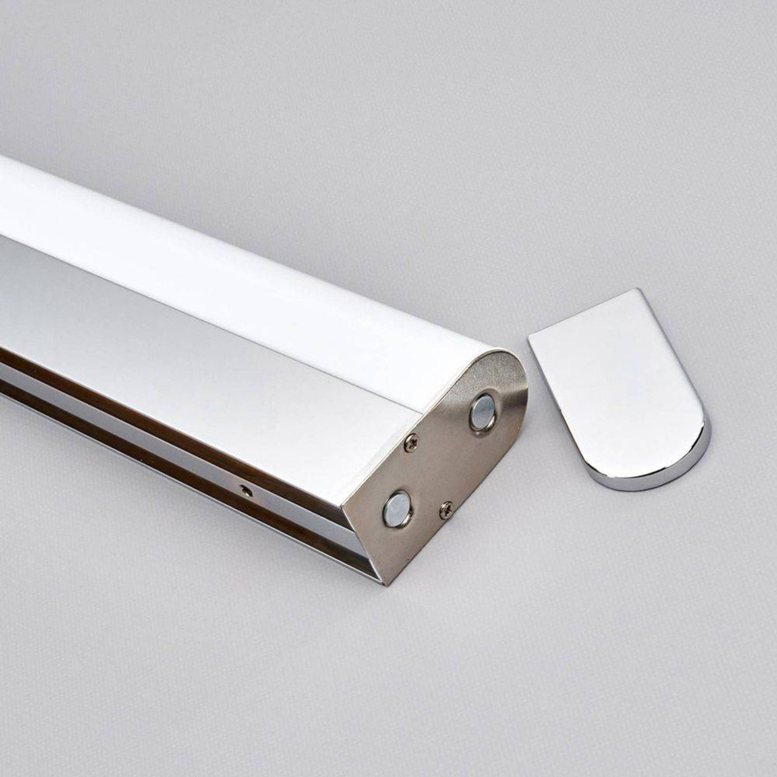 Philippa Round LED Seinävalaisin L88 Chrome/White - Lindby