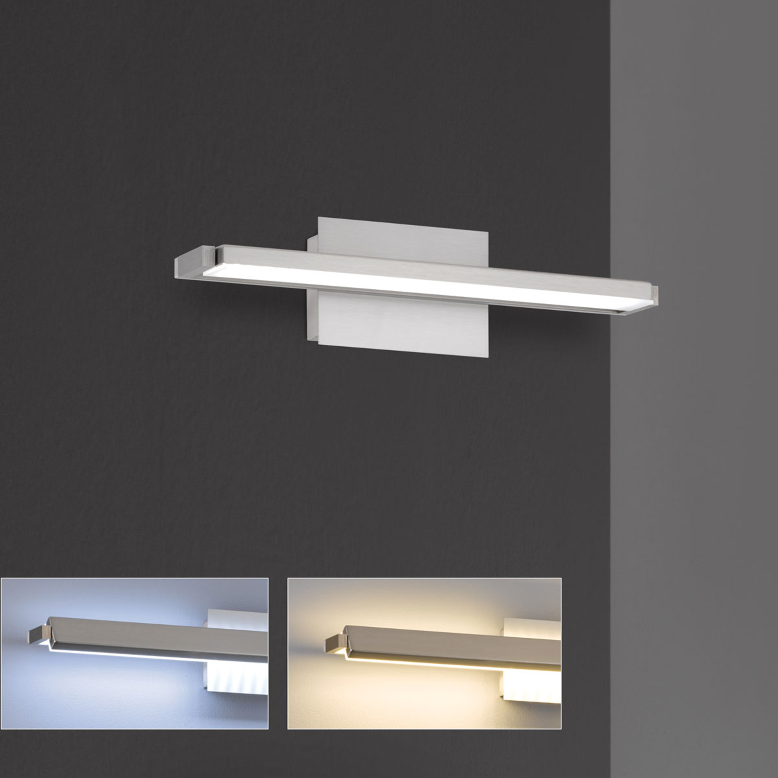 LED wandlamp Pare TW, 3 lichtkleuren + dimmer 40cm