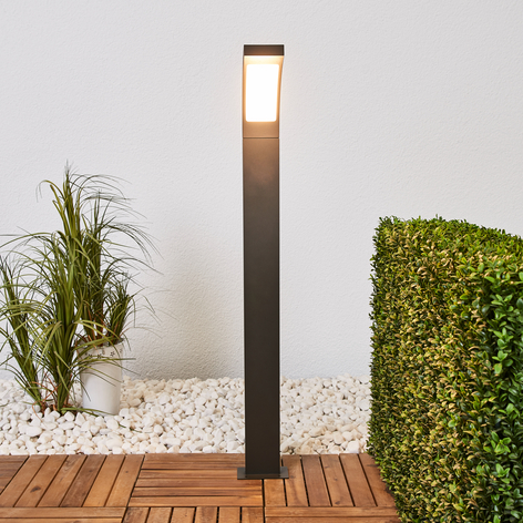 Juvia - LED-Wegelampe aus grafitgrauem Aluminium
