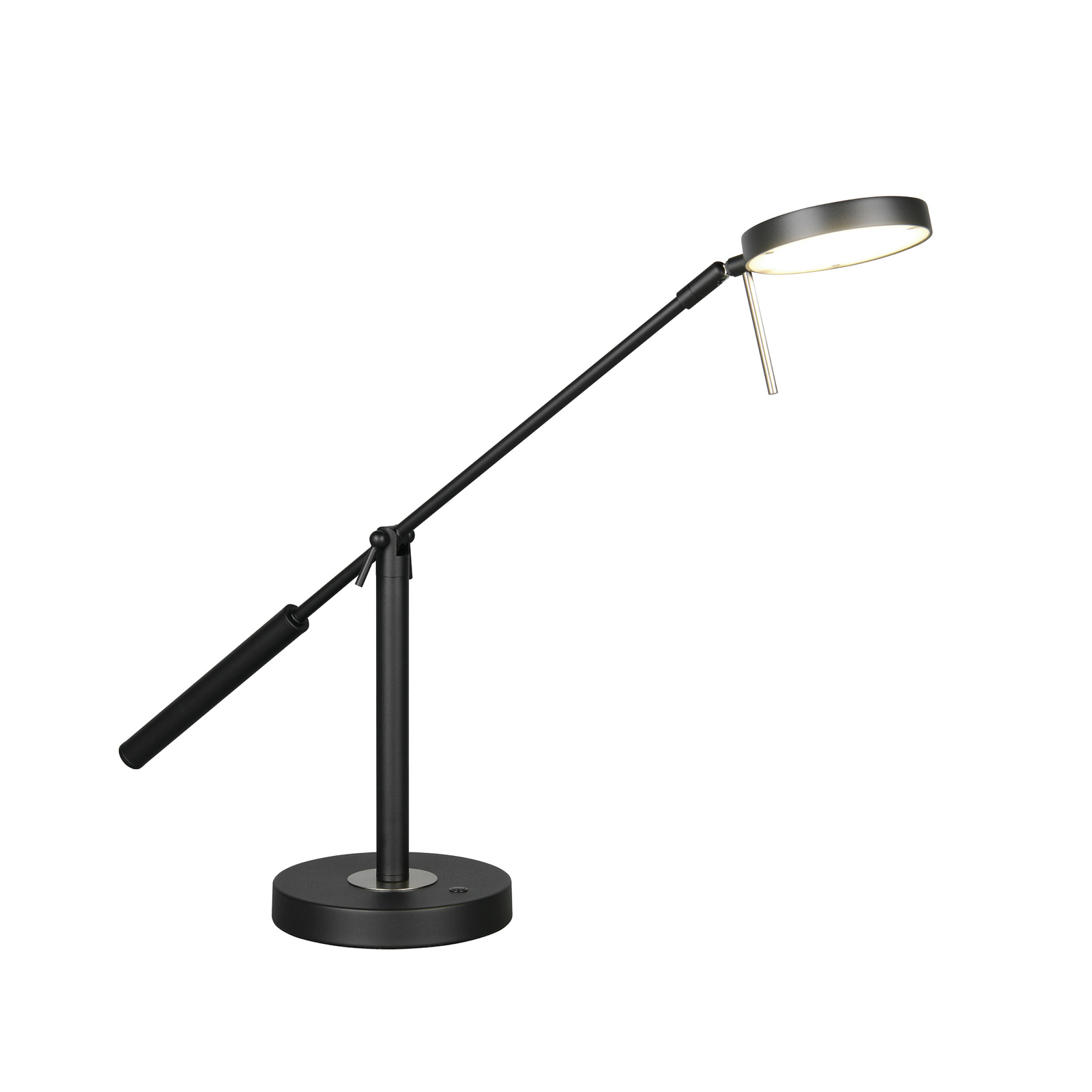 Monza LED stolna lampa, mat crna, visina 52 cm, metalna