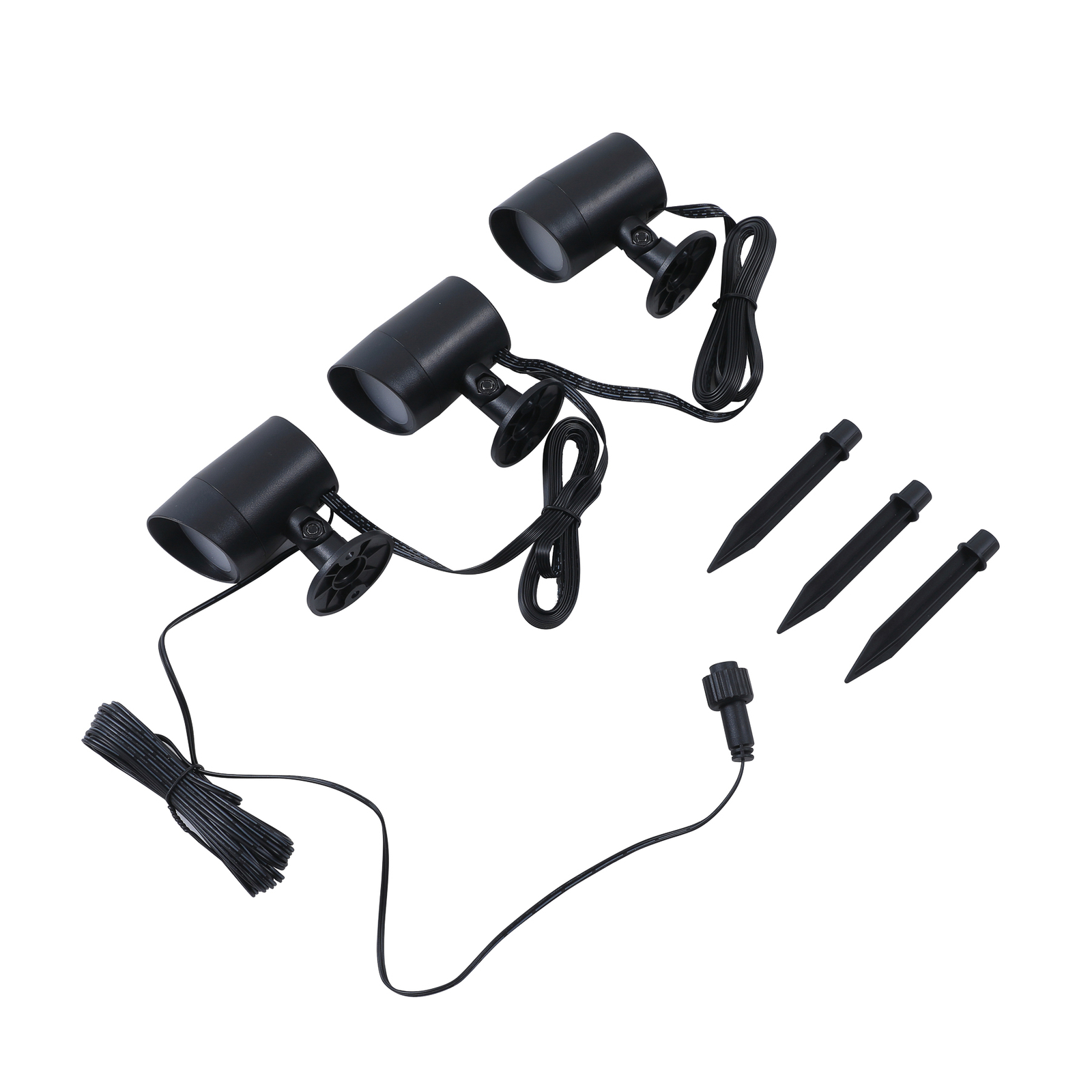 Nycta LED Smart Hage Lampe w/Jordspyd 3 pcs. Svart - Lindby