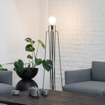 GRUPA Model M1 lampadaire LED noir, câble noir