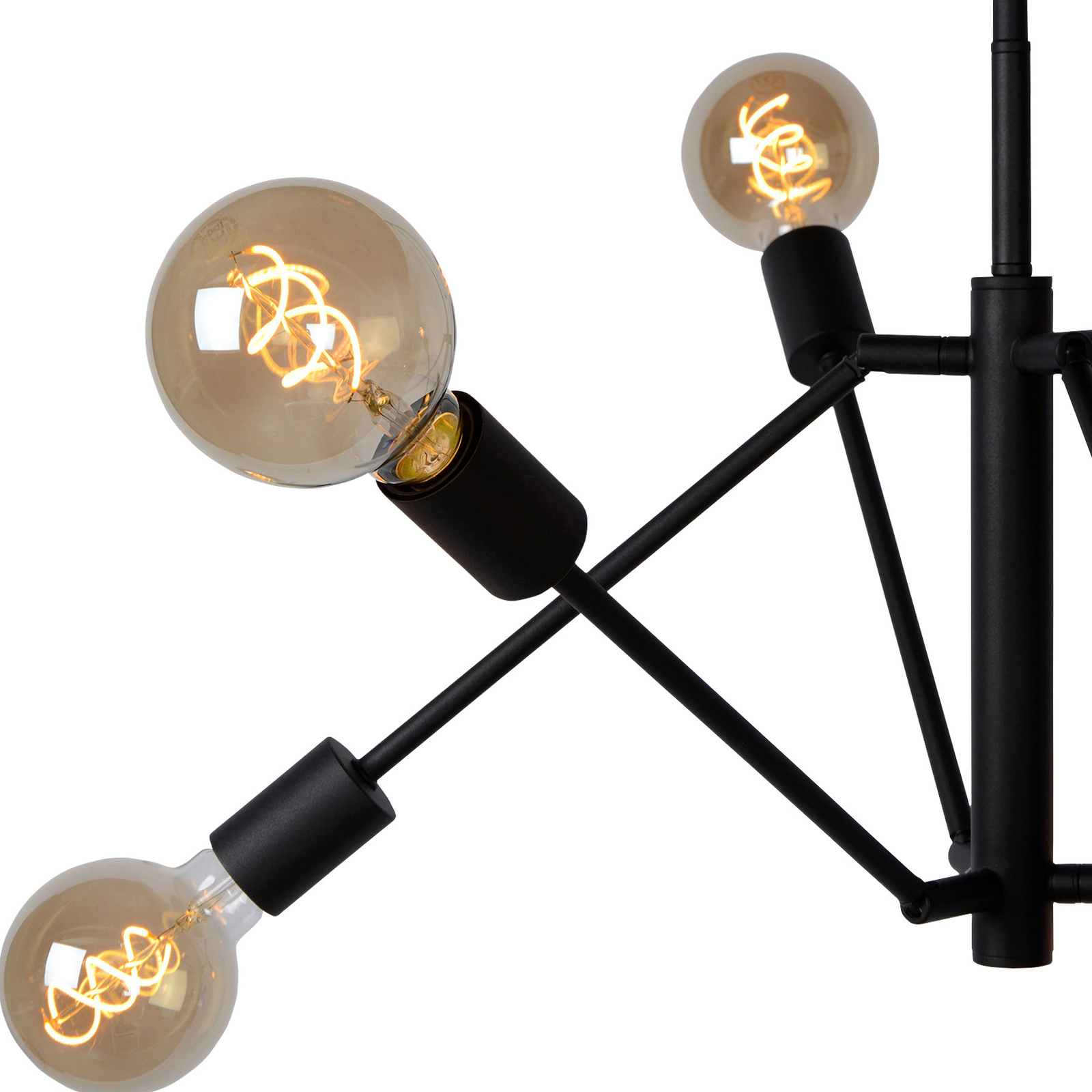 Lester pendant light, 6-bulb, adjustable