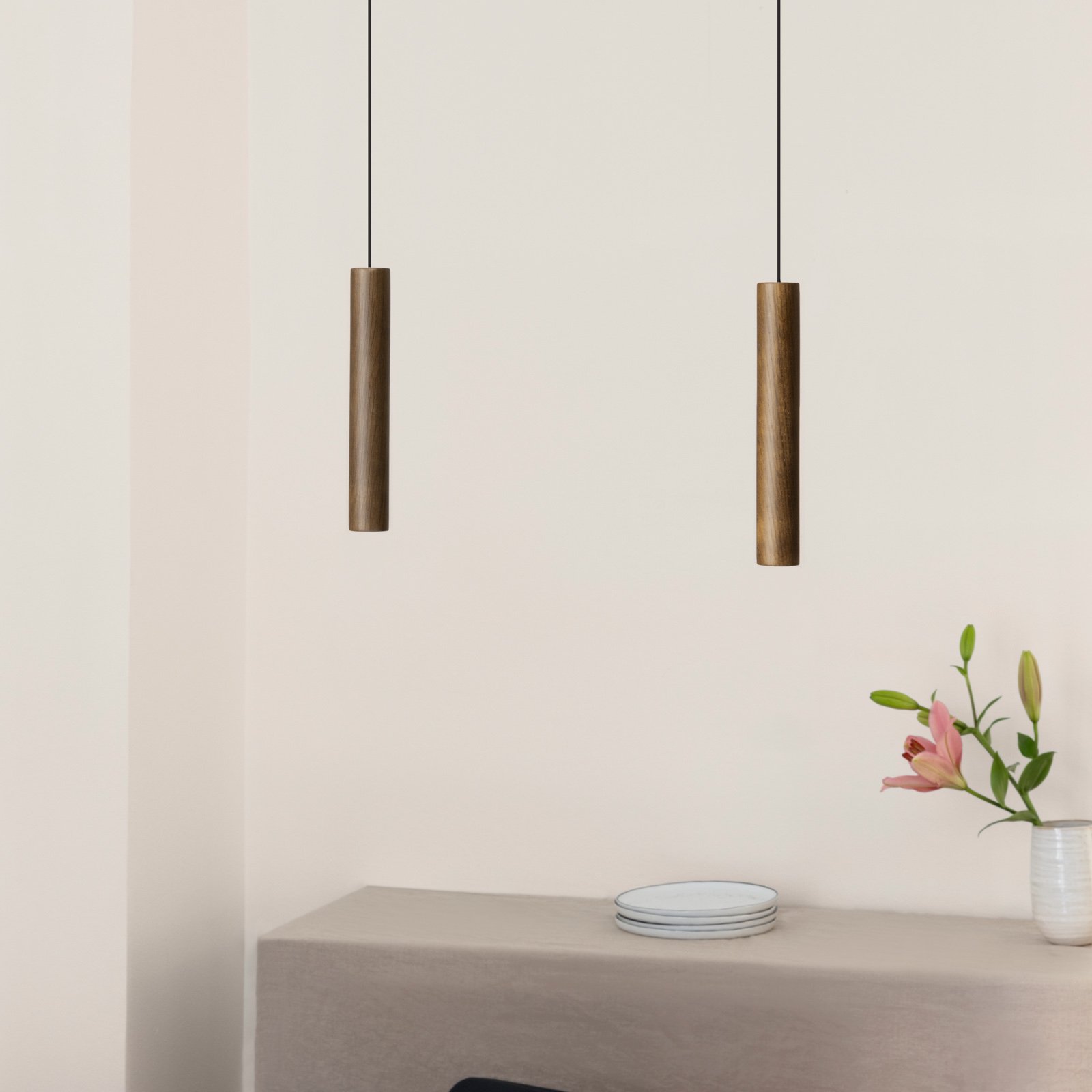 Chimes Pendant Dark Oak - UMAGE