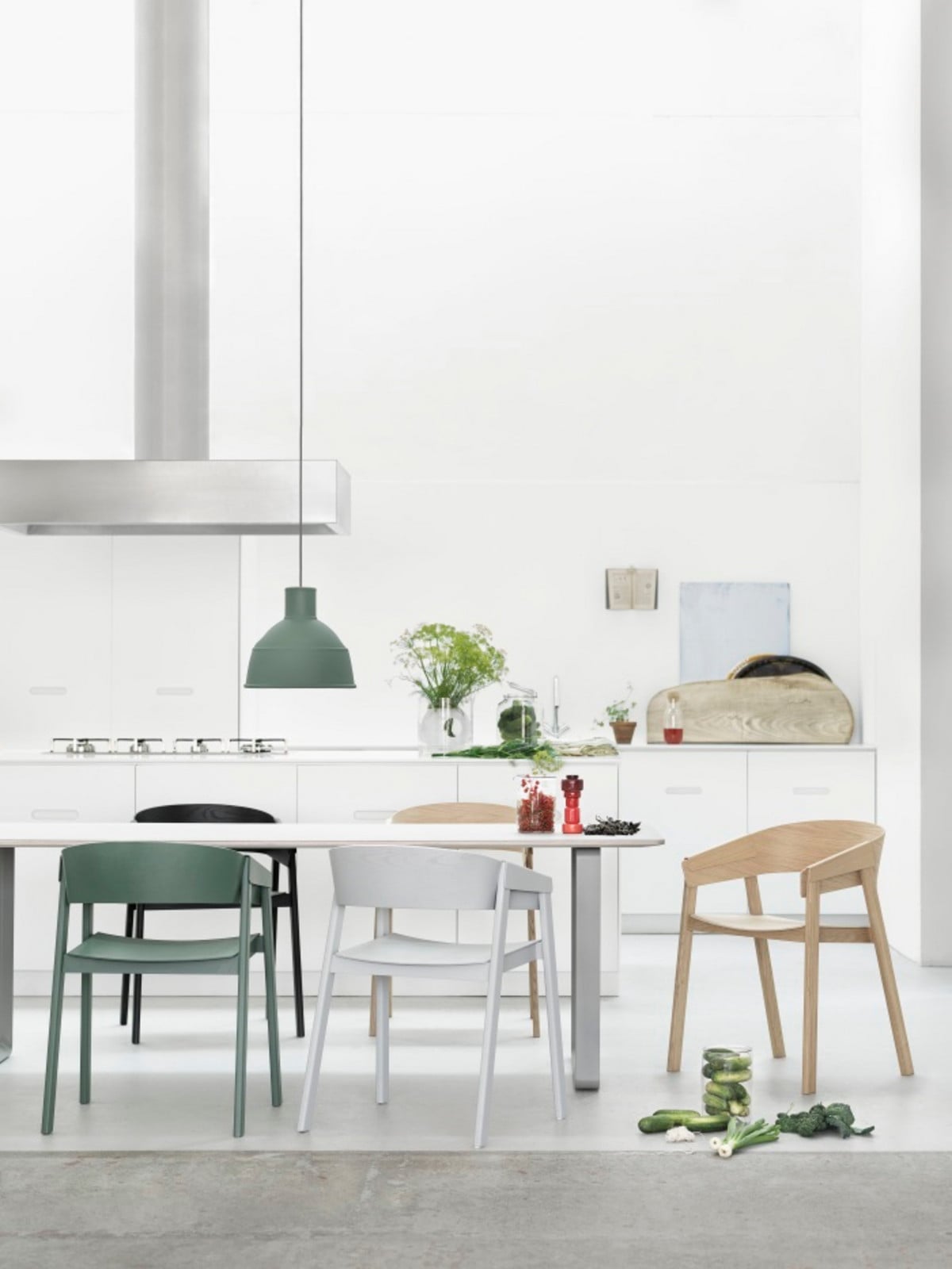 Unfold Pendelleuchte Mustard Muuto - Wohnzimmer - Design - Kunststoff