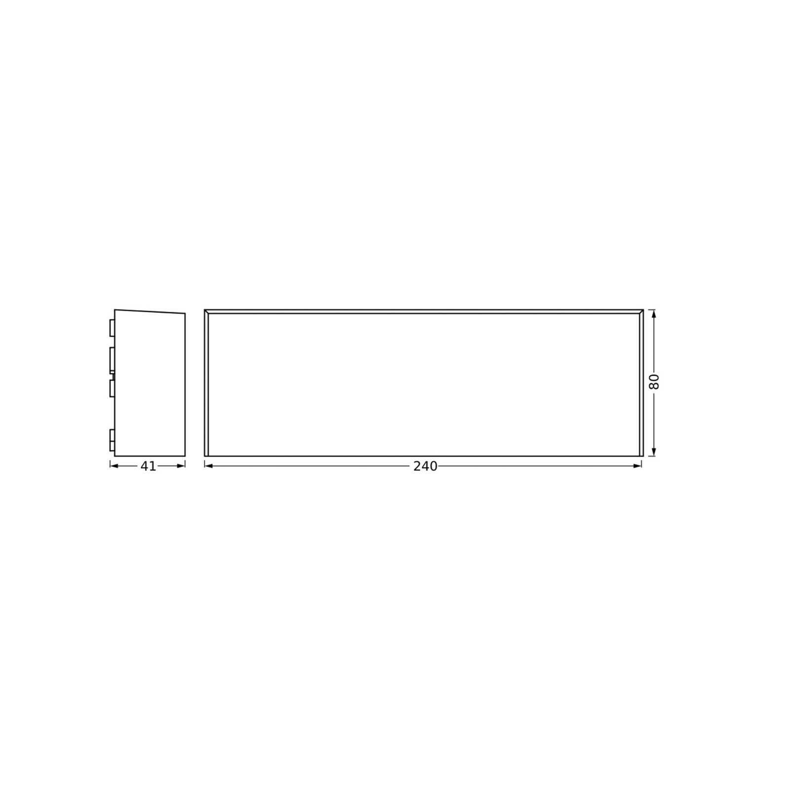 Candeeiro de parede exterior LED OSRAM ENDURA STYLE IVO, cinzento escuro IP65