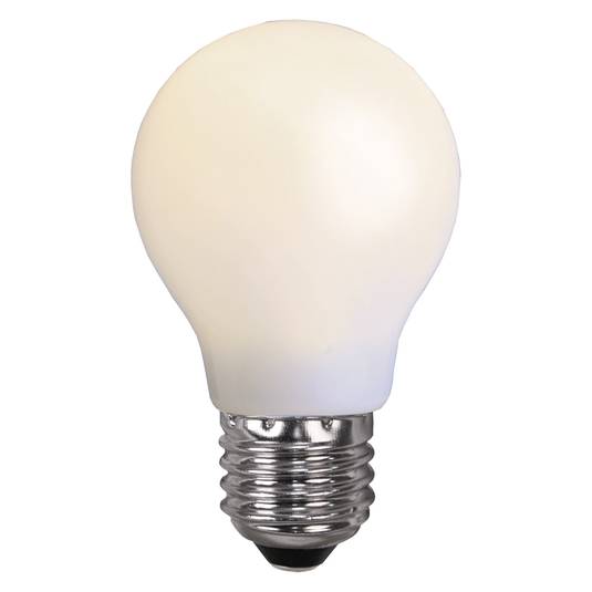 LED lempa E27, skirta pasakų žibintams, atspari dužimui, balta