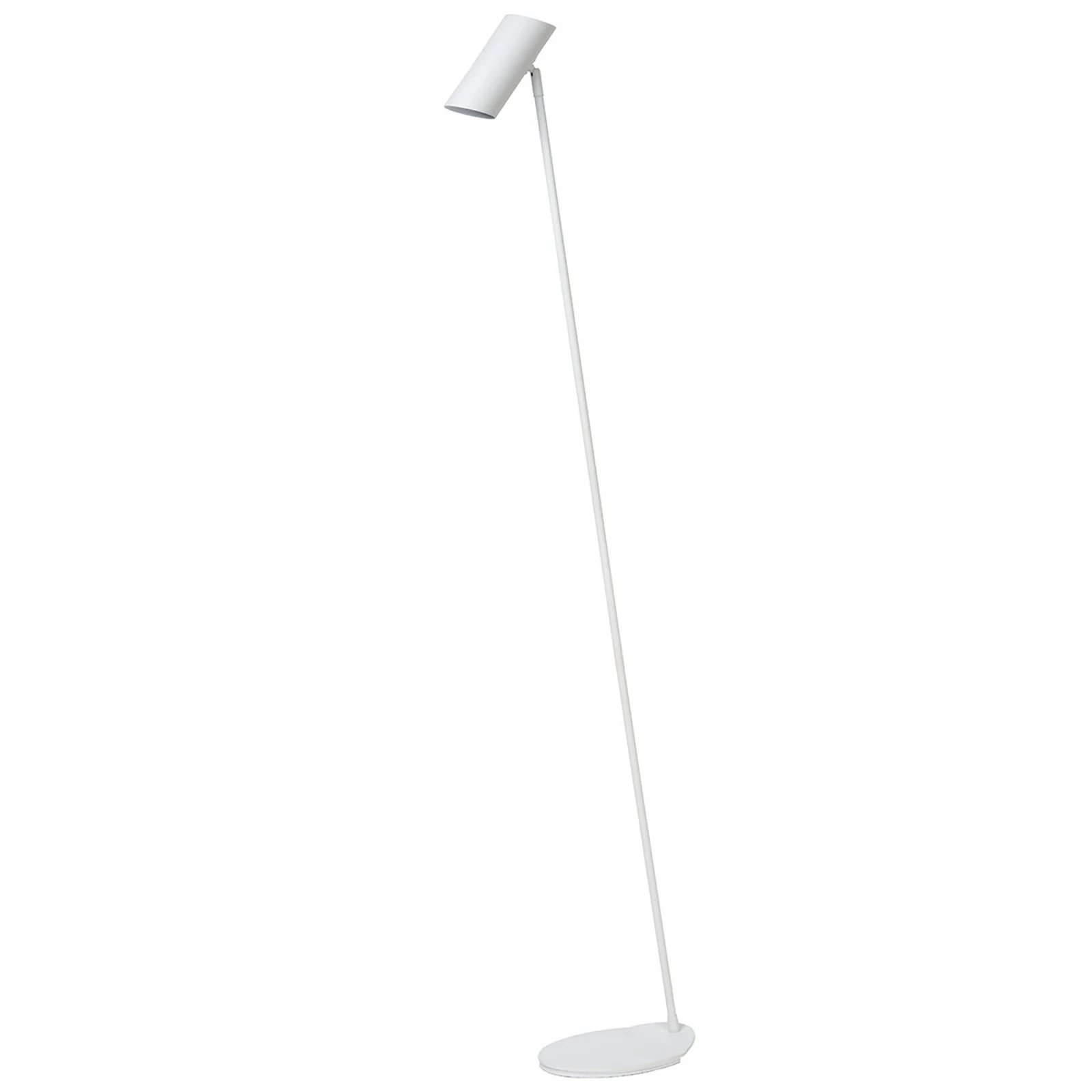 Lampada da terra Hester di metallo, bianco