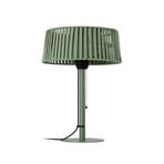 Pyravo terassilämmitin, vihreä, alumiini, korkeus 70 cm, IP44 – Lucande