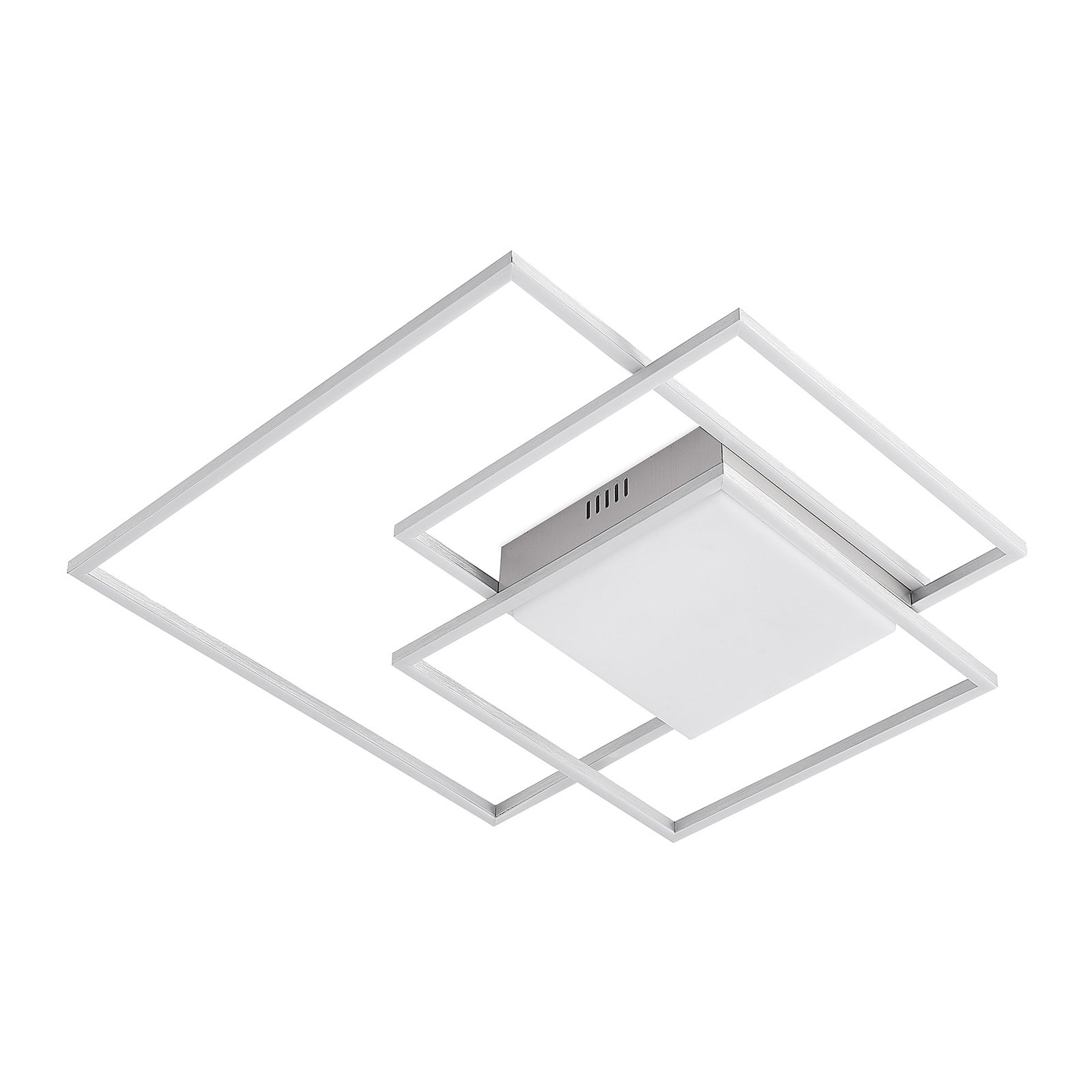 Lindby Nelinka plafonnier LED, nickel