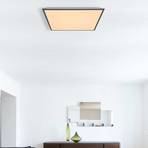 Φωτιστικό οροφής Doro LED, μήκος 59 cm, λευκό/γραφίτη, αλουμίνιο