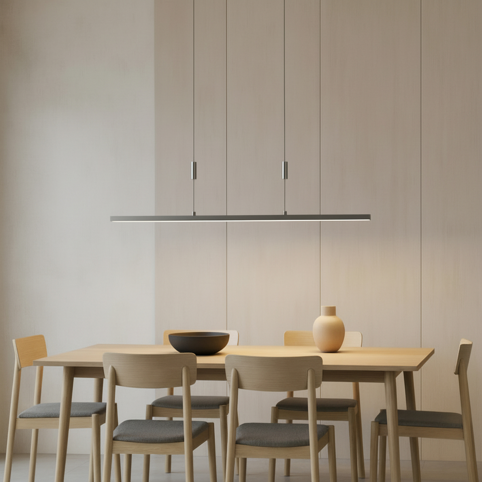 Żyrandol LED Myron, ściemniacz dotykowy, CCT, aluminium