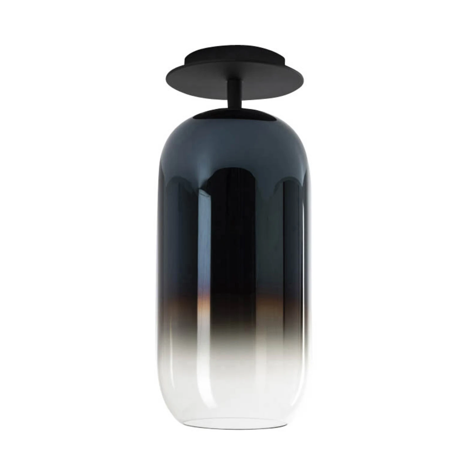 Artemide Gople ceiling lamp, blue/black