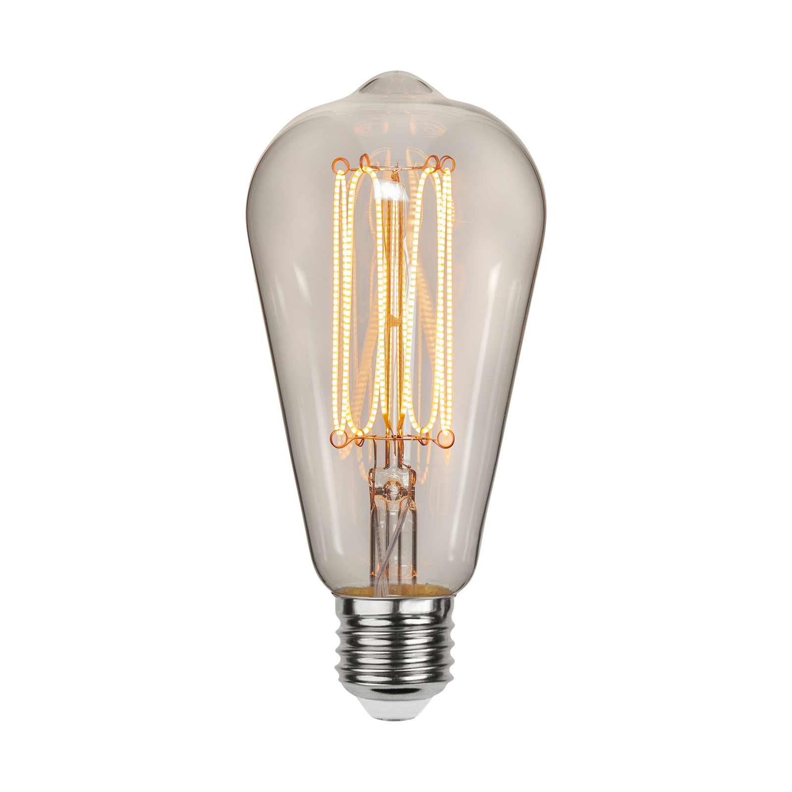 LED lamp ST64 filament E27 3,8W 1800K dimbaar