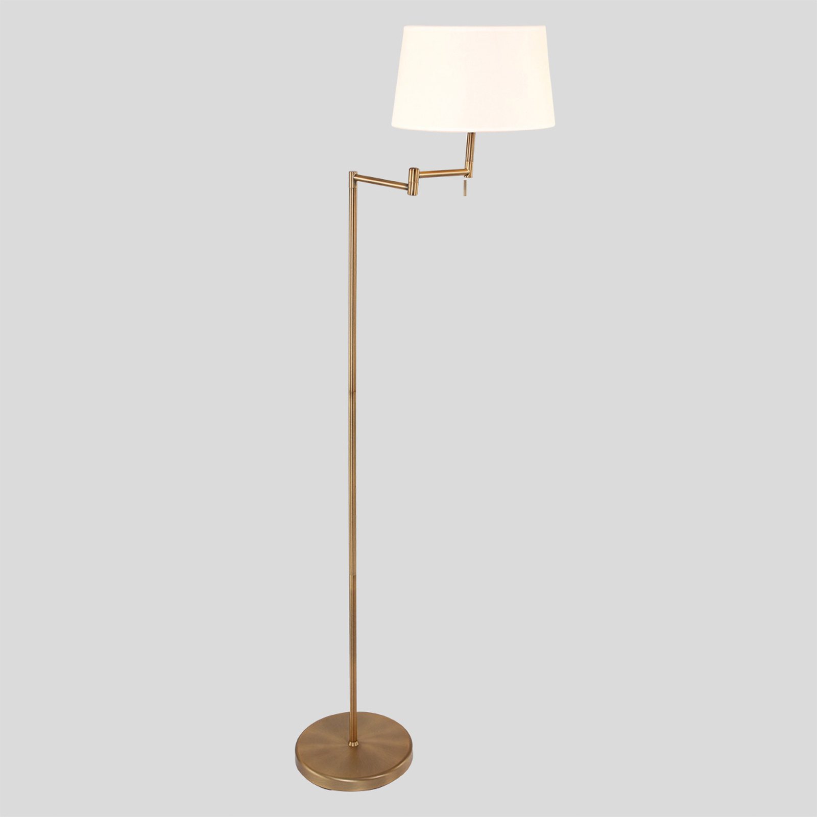 Stojací lampa Bella, otočná, bronzová