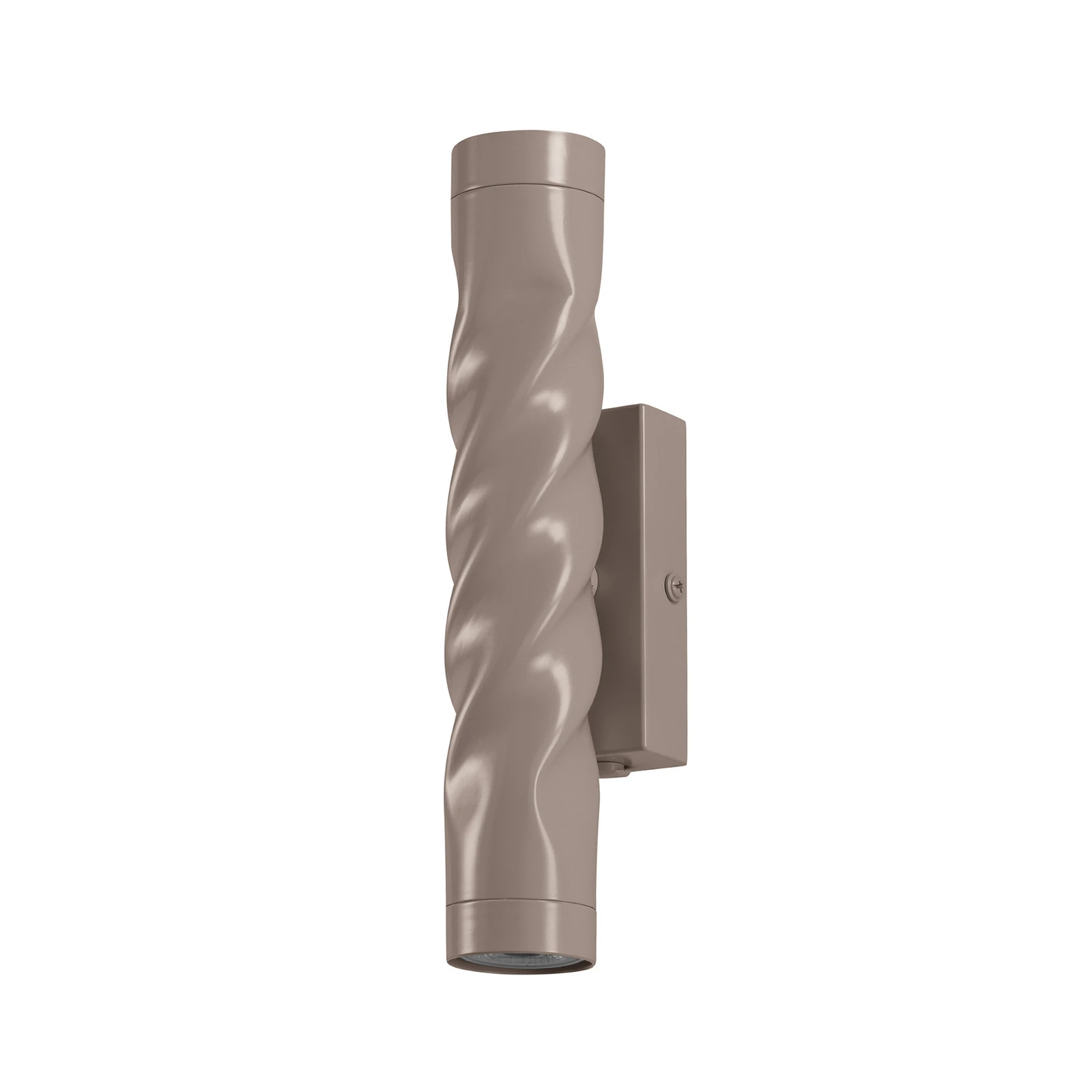 OSRAM sieninis šviestuvas „Decor Twirl“, smėlio spalvos, aukštis 23 cm, šviesos