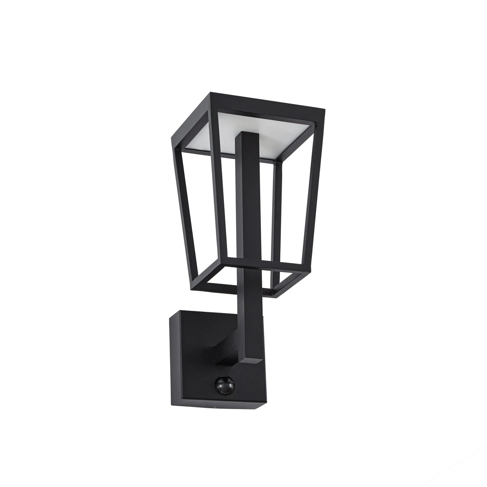 Lucande LED-Außenwandleuchte Lynx, 35,5 cm, schwarz, Sensor