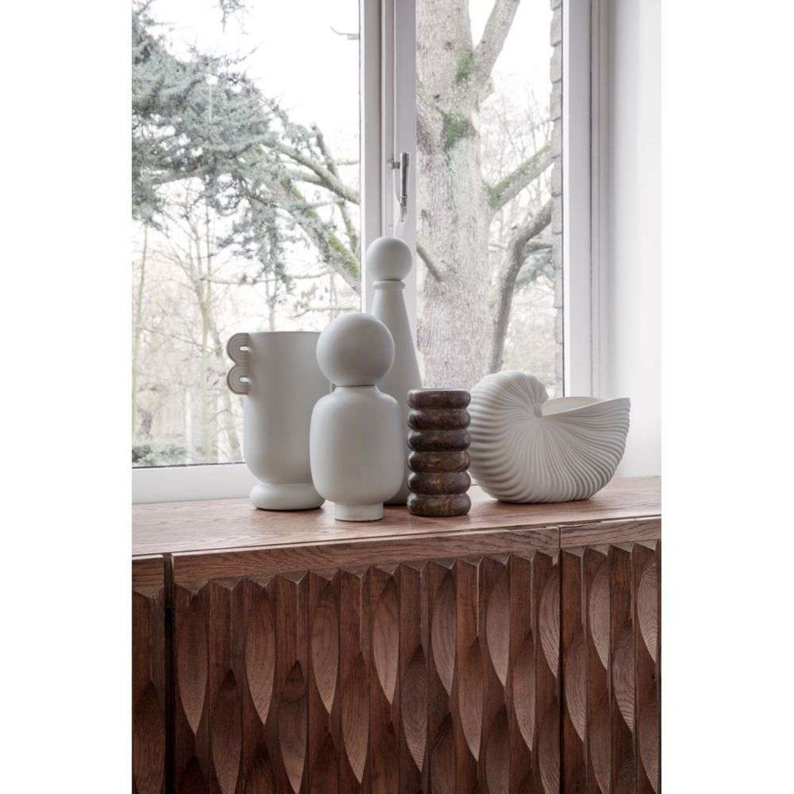 Shell Pot Off-White - Ferm Living