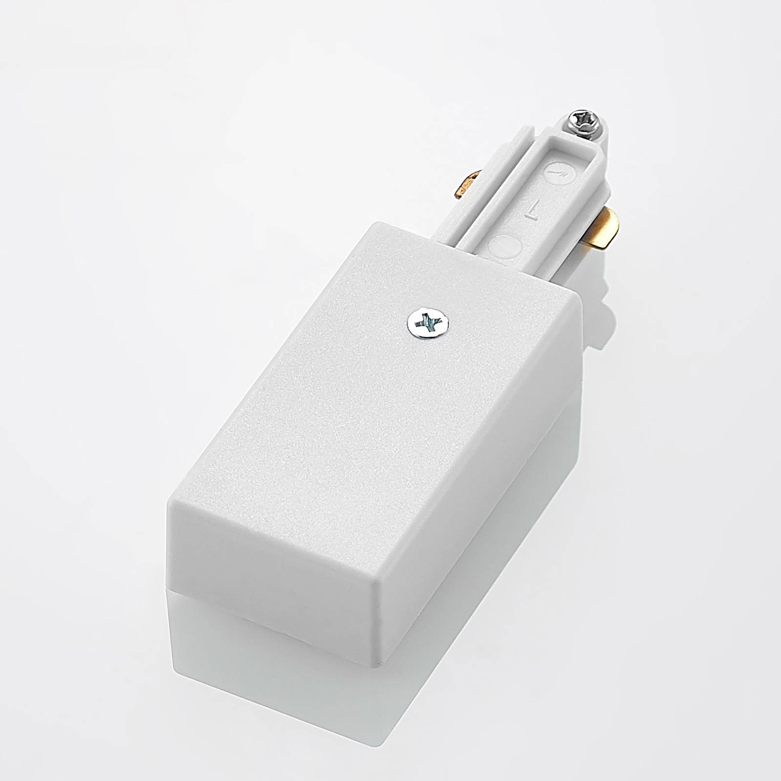 Lindby Linaro end power feed 1-circuit white
