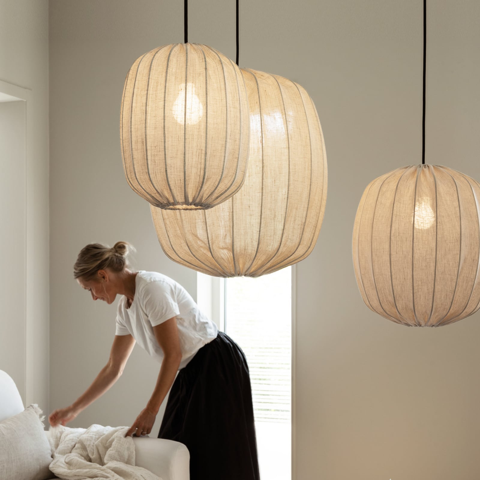 Prisma 35 Schirm Linen Natural - Watt & Veke
