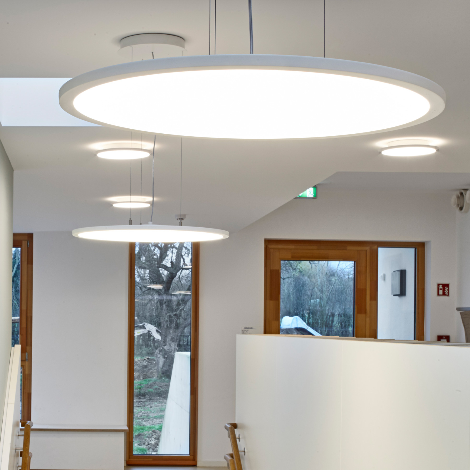 LED-Hängeleuchte FL Round 777 PL OP Ø 73cm DALI