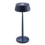 Zafferano Sister Light LED tafellamp oplaadbare batterij, blauw