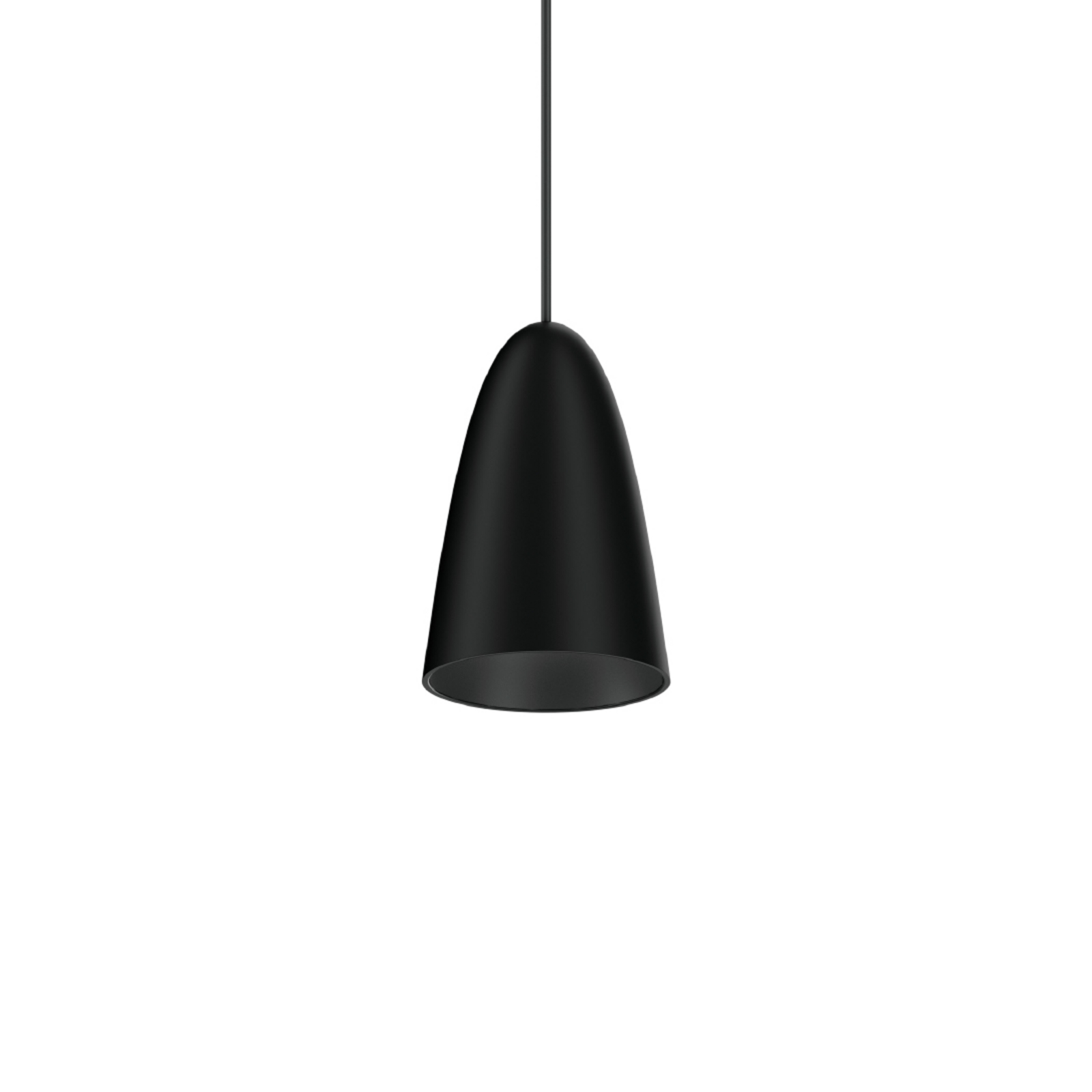 Lampă suspendată LED WEVER & DUCRÉ Cozy Zone 1.0, negru, 2.700 K
