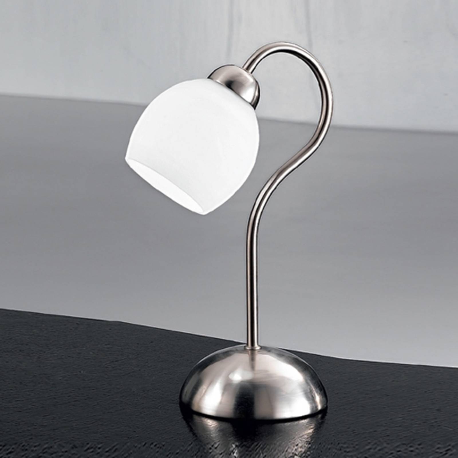 Image of ORION Deliziosa lampada da tavolo Dona satin
