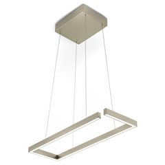 Lámpara colgante LED Marisa-60, bronce, 60 x 20cm