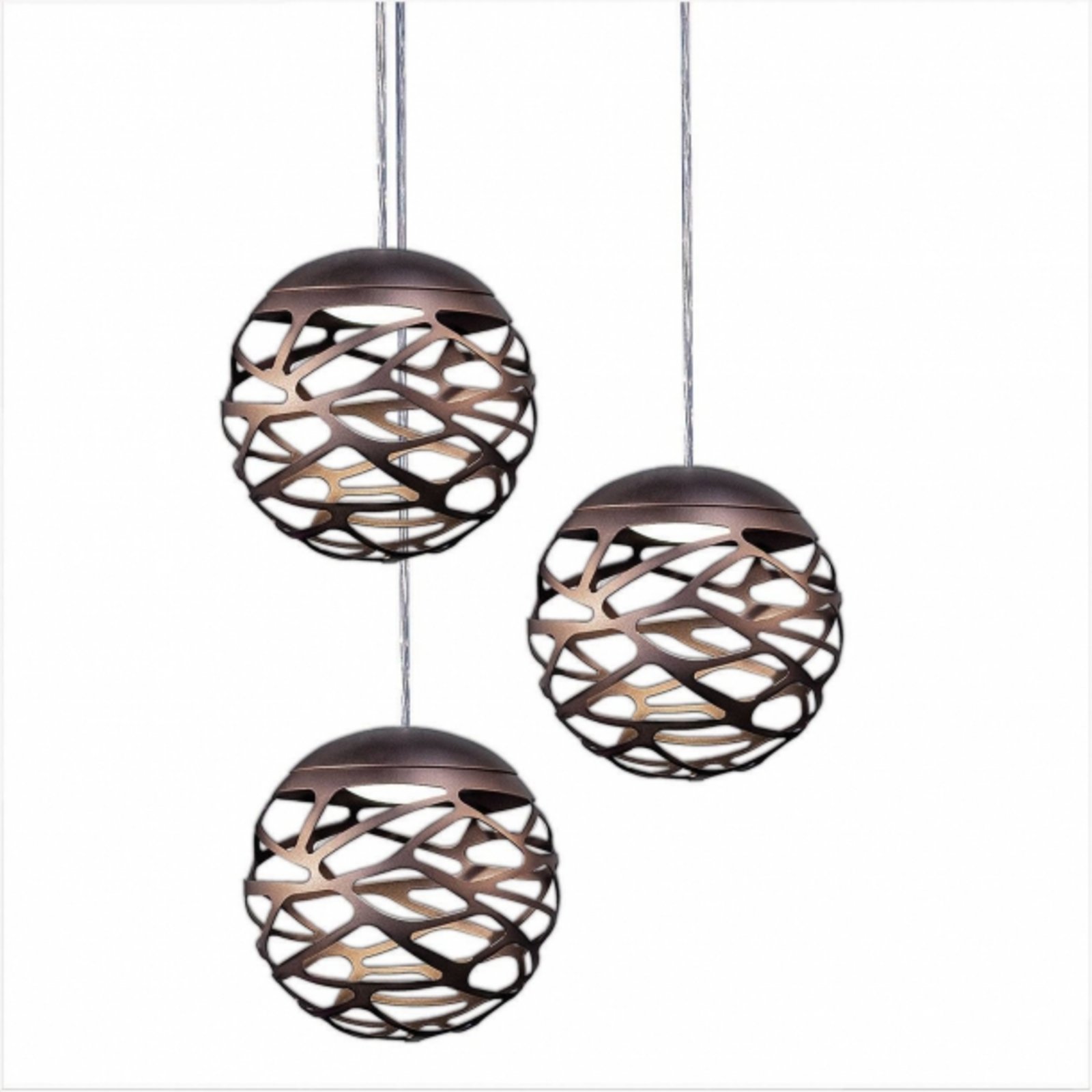 Kelly Cluster Sphere Lustră Pendul Copper/Bronze - Lodes