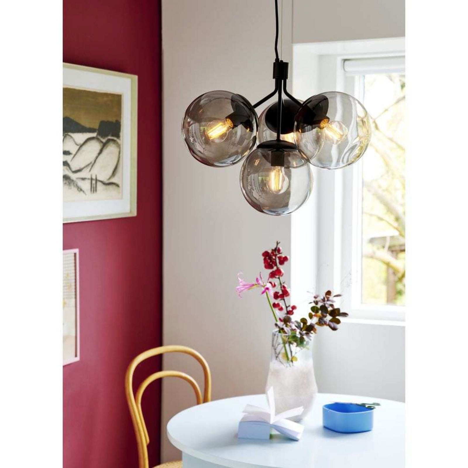 Ivona 4 Taklampa Black Nordlux - Matsal - Metall