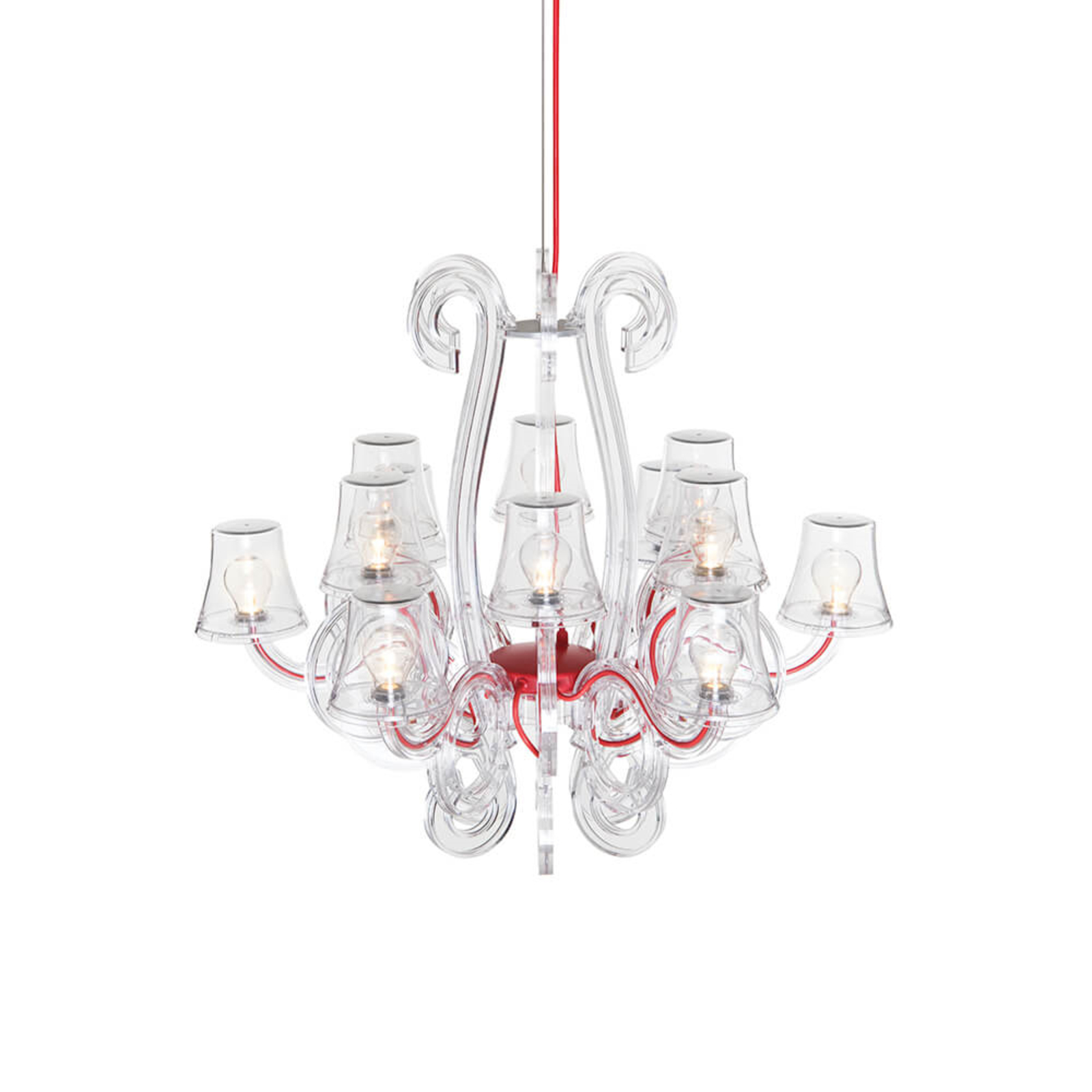 Rockcoco 12.0 Candelabru Transparent - Fatboy®