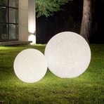 Ideal Lux Doris lámpara con pica, blanca, plástico, Ø 78 cm