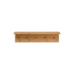 ferm LIVING Ablageregal Place Rack, 75 cm lang, Haken, Holz