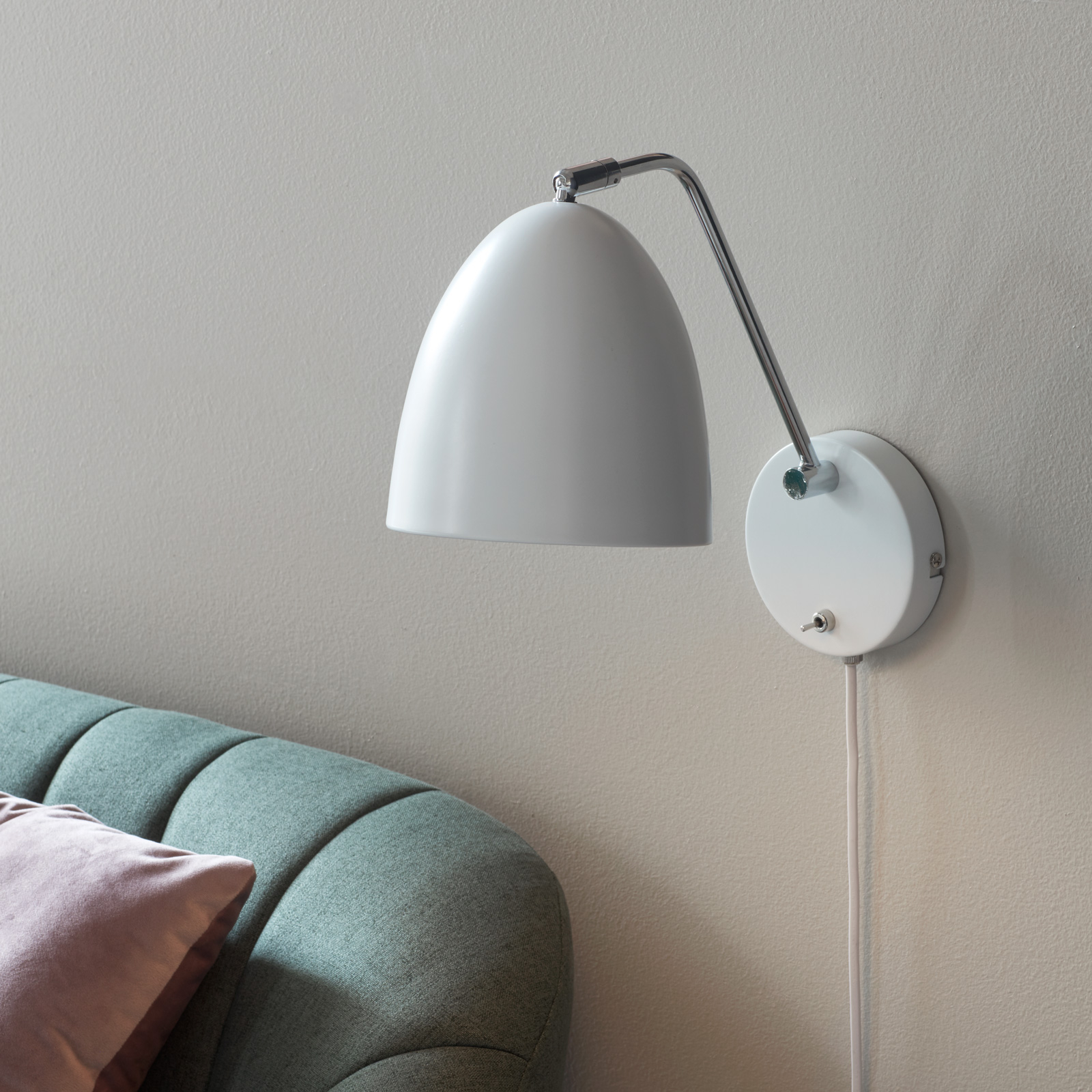 Wall lamp Alexander with cable and plug