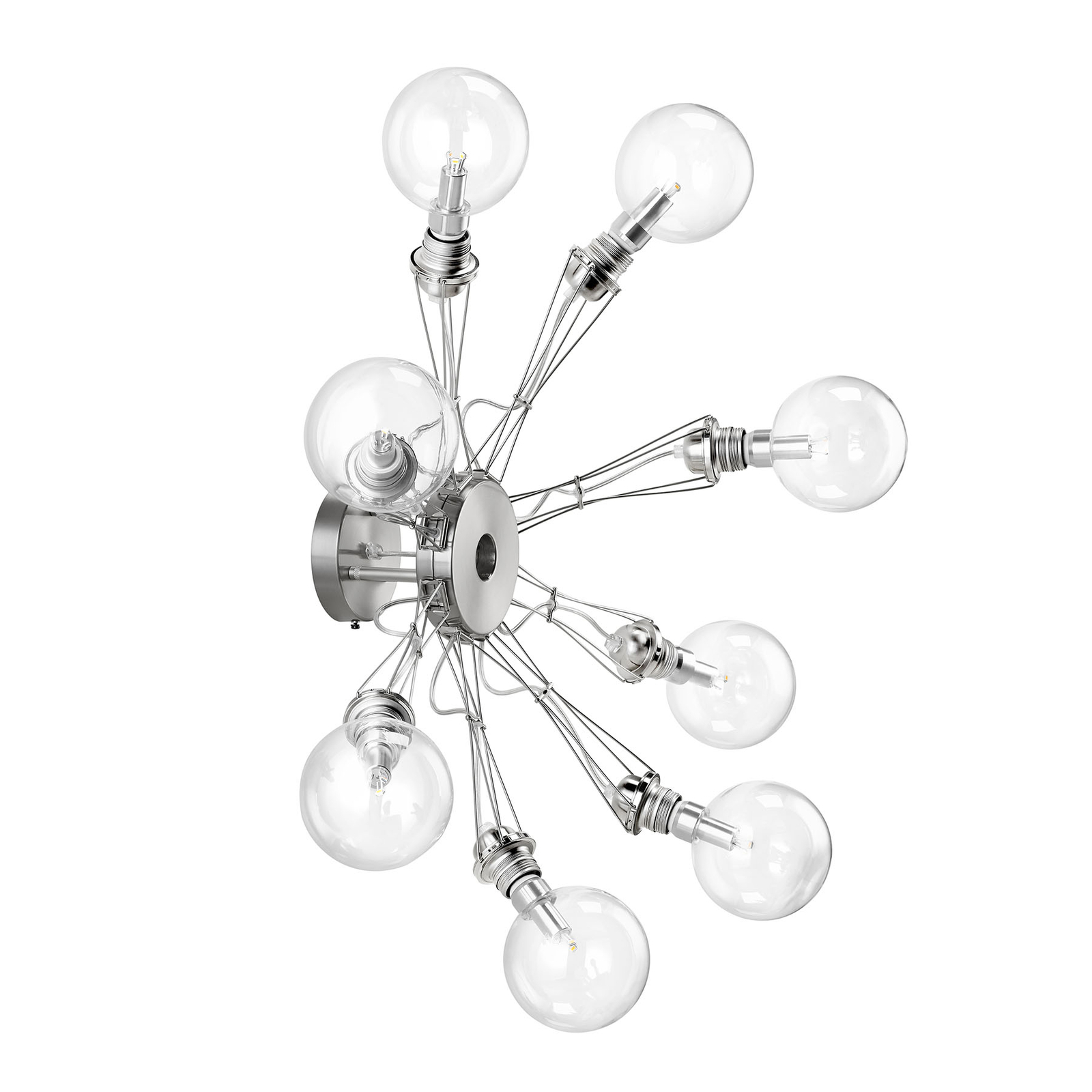 Lumina Matrix Otto Wandleuchte achtflammig