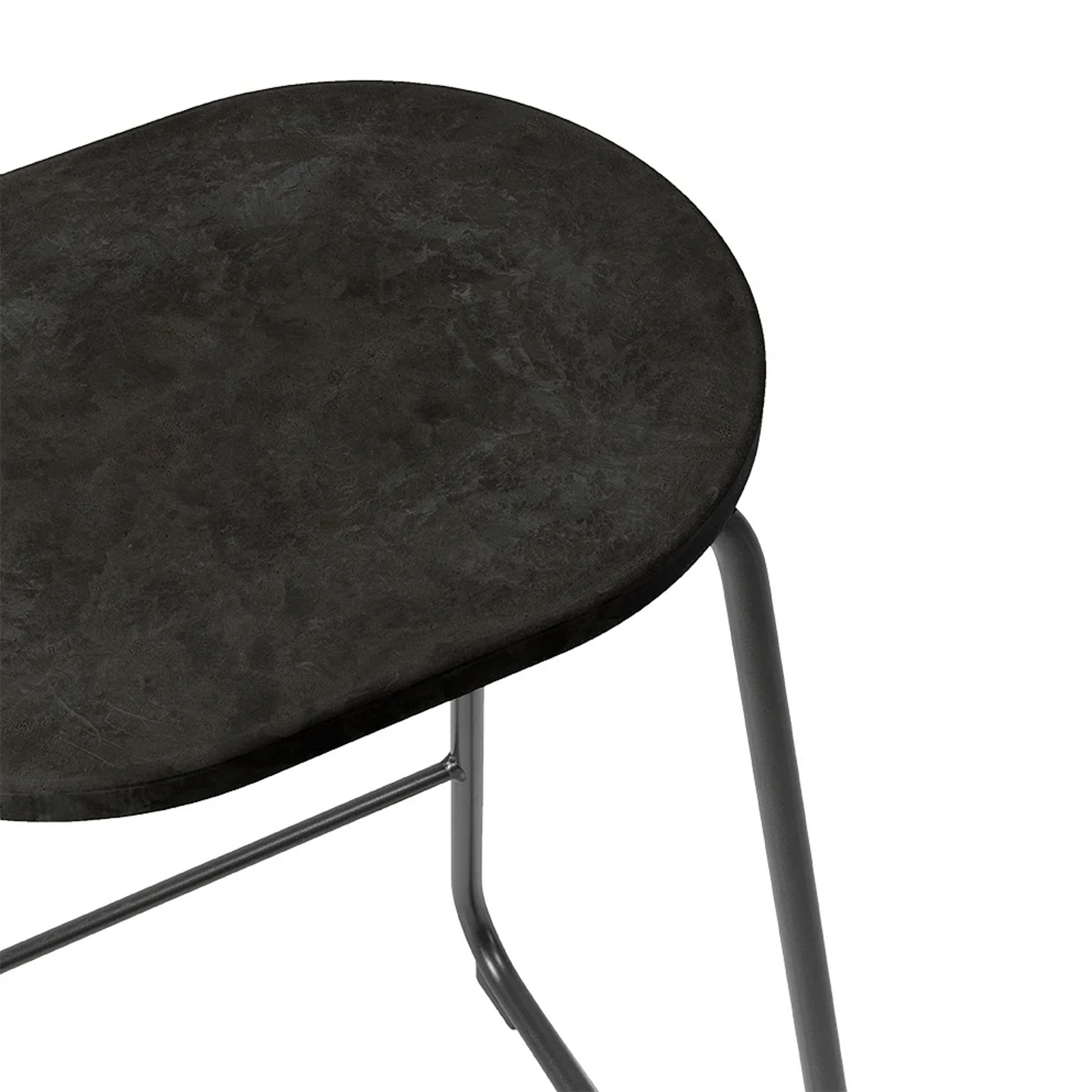 Scaun Earth, negru, oțel, înălțime 69 cm - Mater Scaun Earth, negru, oțel, înălțime 69 cm - Mater