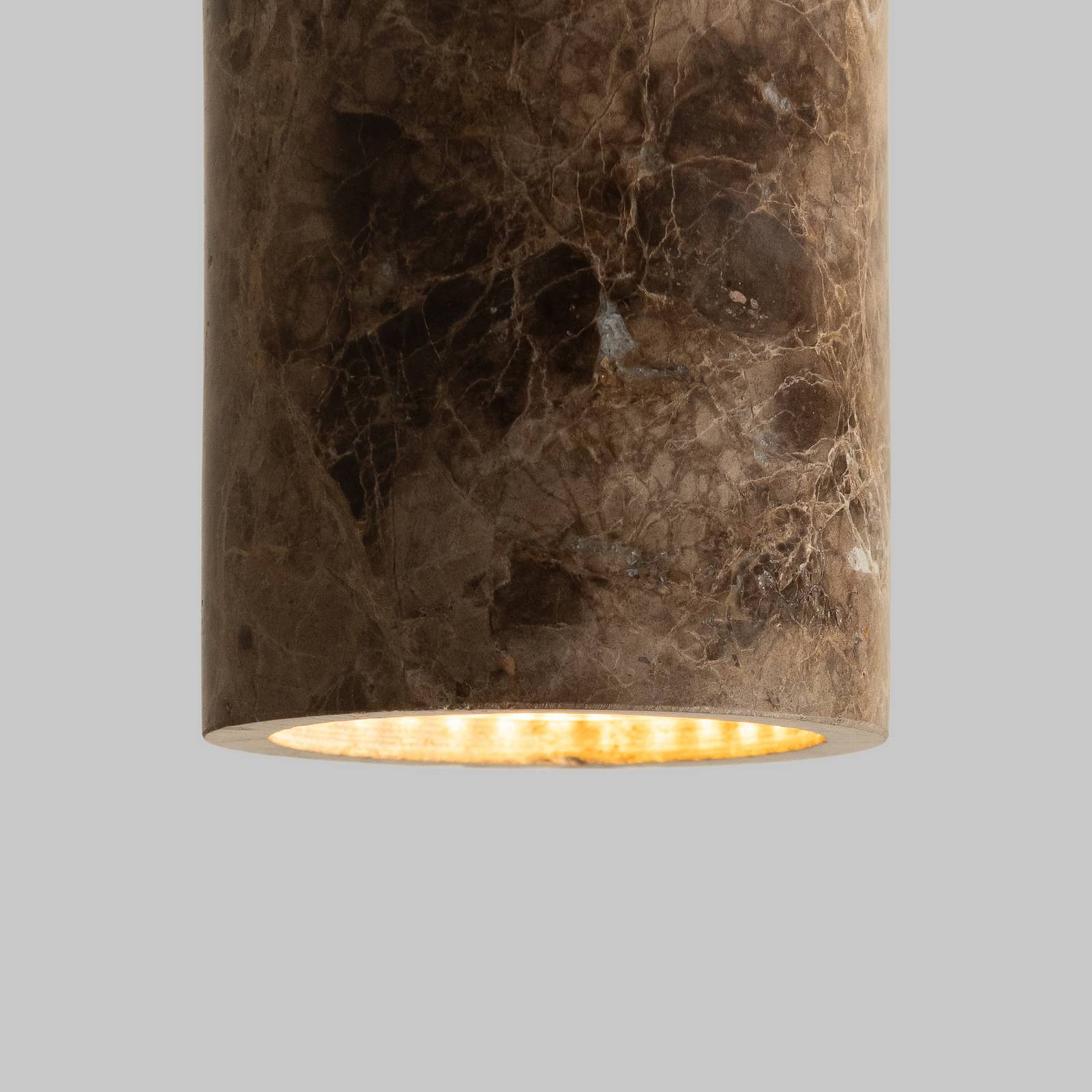 IT'S ABOUT ROMI Lampa sufitowa Tivoli, brązowa, wysokość 15 cm