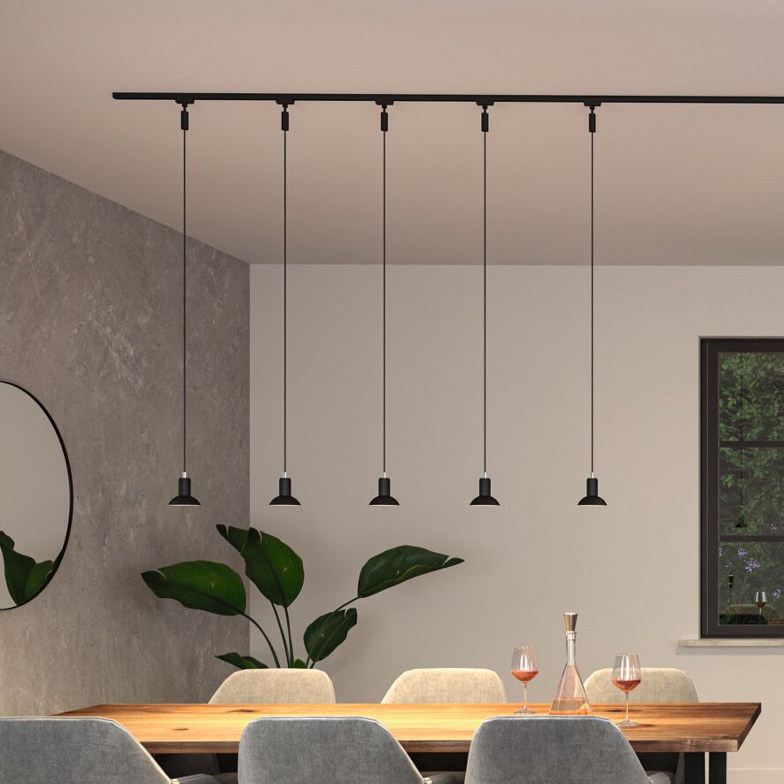 Paulmann URail suspension Runa, noir mat, GU10