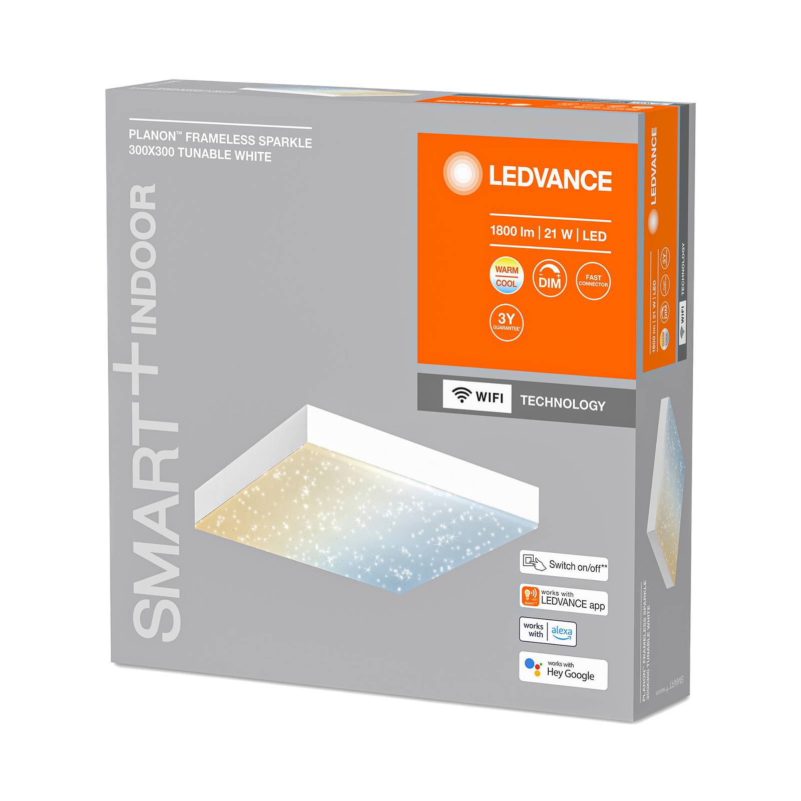 LEDVANCE SMART+ WiFi Planon FL Sparkle 30x30 cm