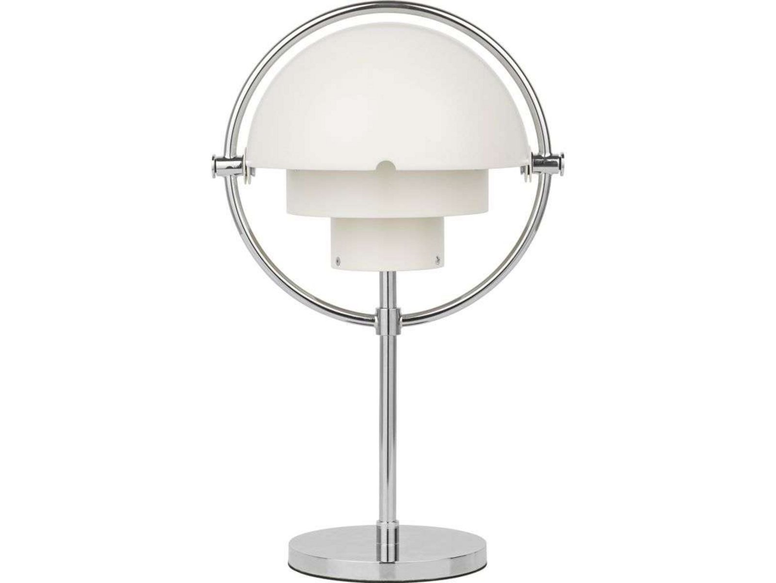 Multi-Lite Portable Stolní Lampa White/Chrome - GUBI