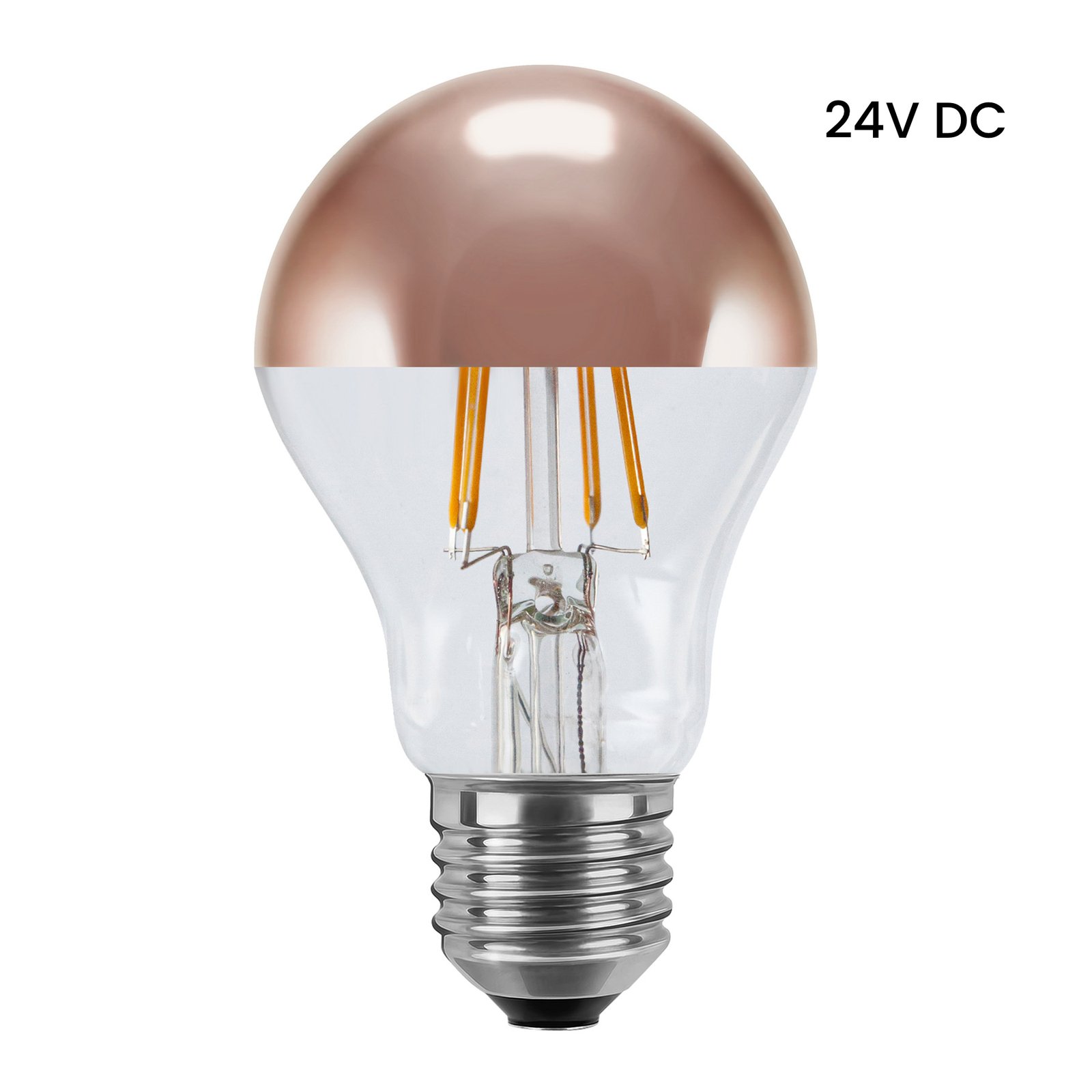 SEGULA LED-Kopfspiegellampe 24V DC E27 3W 927 ambient