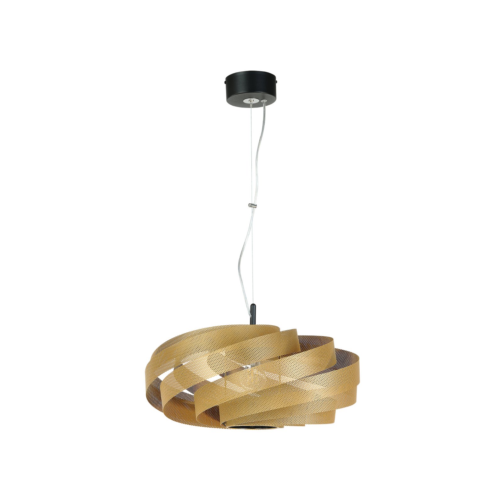 Vento hanglamp, goudkleurig, Ø 50 cm
