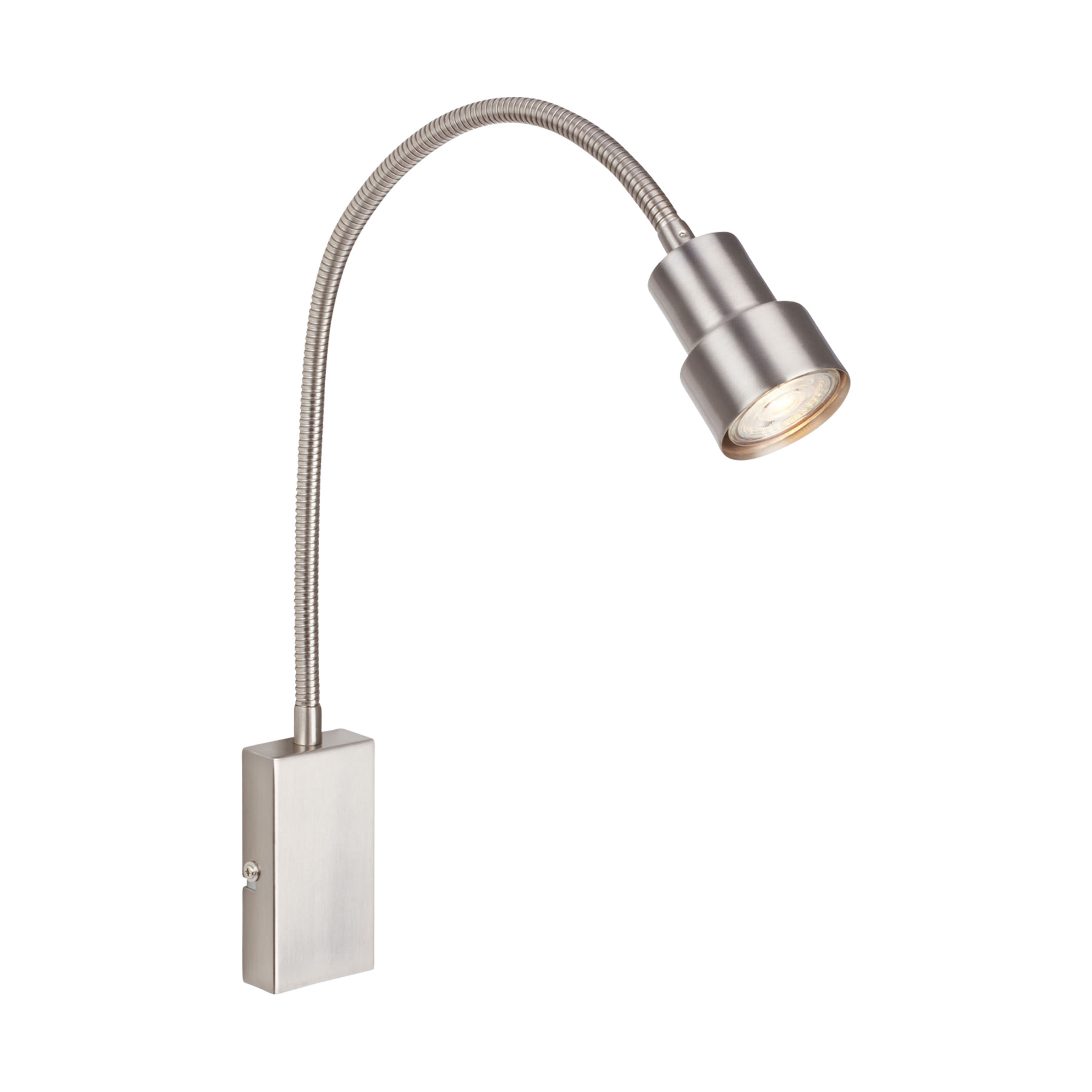 Applique LED Tusi bras flexible, nickel