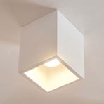 Kvadratisk gips-downlight Natalie